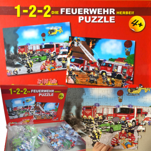 Puzzle - 122 die Feuerwehr herbei